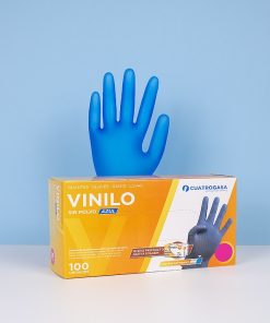 Alternative view of 100 Guantes de vinilo sin polvo azul