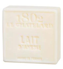 Alternative view of Jabón natural de Marsella cuadrado con leche de burra 100g Le Chatelard