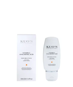 Mascarilla Facial Vitamina C y Ácido Hialurónico.