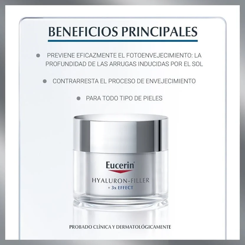 EUCERIN HYALURON-FILLER DÍA FPS 30 50 ML ANTI-EDAD - Imagen 3