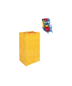 Alternative view of SACO TELA PLASTIFICADA AMARILLO PARA CARRO TOMMY. 120 LITROS. UNIDAD